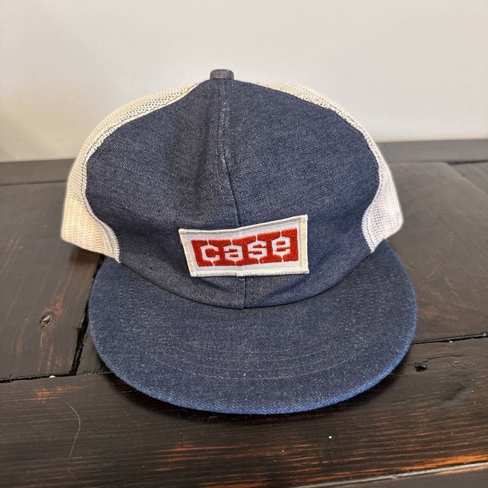 Case cap blue jean with white netting‎